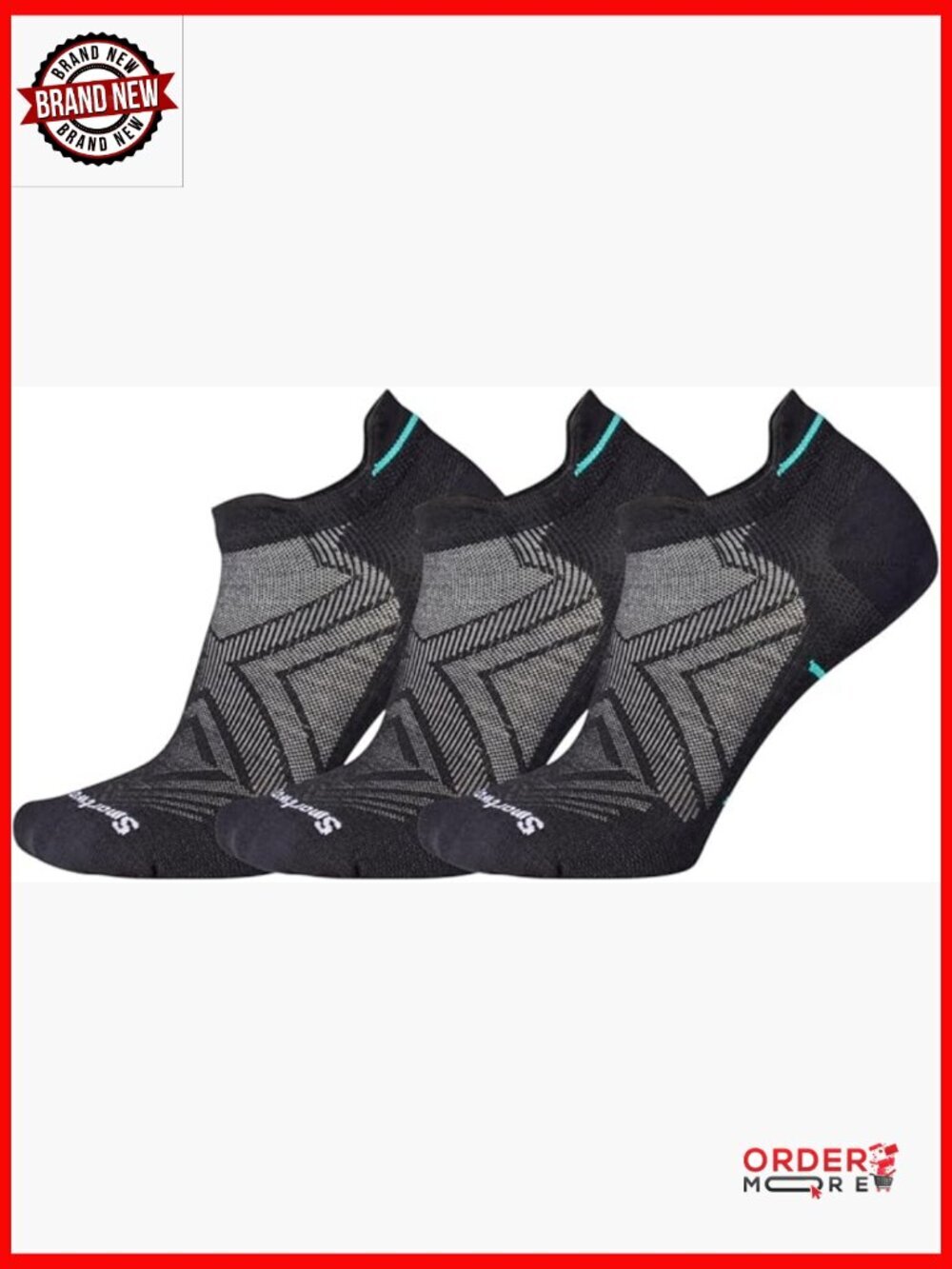 Zero Cushion Low Ankle Running Socks 3-Pack Merino Wool Athletic